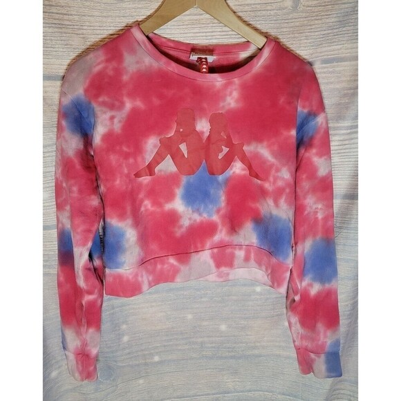 Kappa Pink Authentic Galz Tie Dye Sweatshirt - Picture 3 of 7